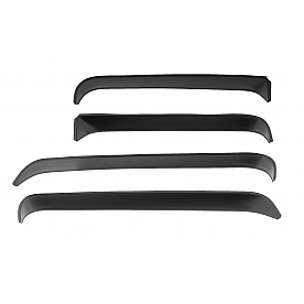 Rampage Rainguard - Black Acrylic Set Of 4 - 78918