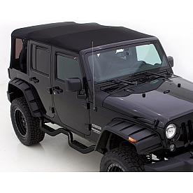 Rampage Fender Flare - Black ABS Smooth Thermoplastic Set Of 4 - 8260530