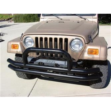 Rampage Bumper 1-Piece Design Steel Black - 8620