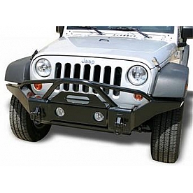 Rampage Bumper 1-Piece Design Recovery Steel Black - 86510