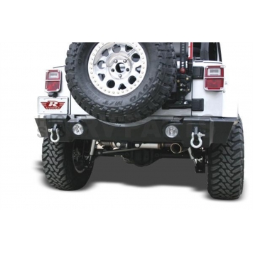 Rampage Bumper 1-Piece Design Recovery Steel Black - 86605