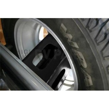 Rampage Spare Tire Carrier Rear Powder Coated Black - 86616