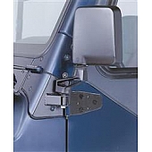 Rampage Exterior Mirror Relocation Bracket Powder Coated Black Steel Set Of 2 - 8691
