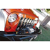 Rampage Grille Insert - Chrome Plated Plastic Rectangular - 87511