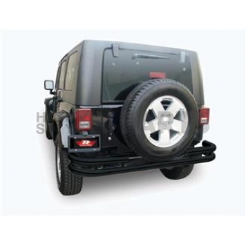 Rampage Bumper 1-Piece Design Steel Black - 88648