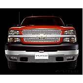 Putco Grille Insert - Polished Stainless Steel Rectangular - 84137
