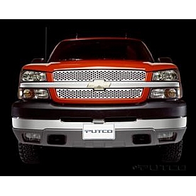 Putco Grille Insert - Polished Stainless Steel Rectangular - 84137