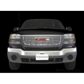 Putco Grille Insert - Polished Stainless Steel Rectangular - 84138