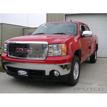 Putco Grille Insert - Polished Stainless Steel Rectangular - 84190