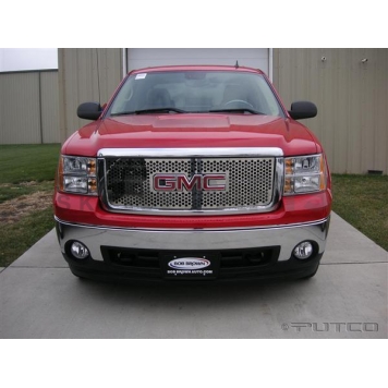 Putco Grille Insert - Polished Stainless Steel Rectangular - 84190-2