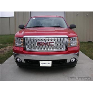 Putco Grille Insert - Polished Stainless Steel Rectangular - 84196