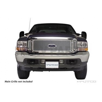 Putco Grille Insert - Polished Stainless Steel Rectangular - 85105