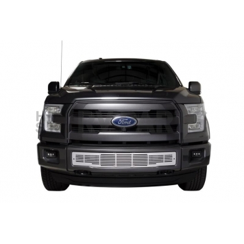 Putco Bumper Grille Insert Horizontal Bar Polished Silver Stainless Steel - 86160-1