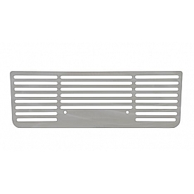 Putco Bumper Grille Insert Horizontal Polished Silver Stainless Steel - 86166