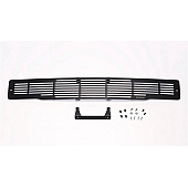 Putco Bumper Grille Insert Horizontal Bar Powder Coated Black Stainless Steel - 87160