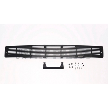 Putco Bumper Grille Insert Horizontal Bar Powder Coated Black Stainless Steel - 87160