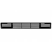 Putco Bumper Grille Insert Horizontal Powder Coated Black Stainless Steel - 87161
