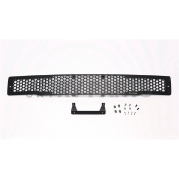 Putco Bumper Grille Insert Punch Style Powder Coated Black Stainless Steel - 88160