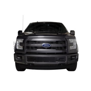 Putco Bumper Grille Insert Punch Style Powder Coated Black Stainless Steel - 88160-1