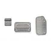 Putco Accelerator and Brake Pedal Pad Set Aluminum Track Design - 932145