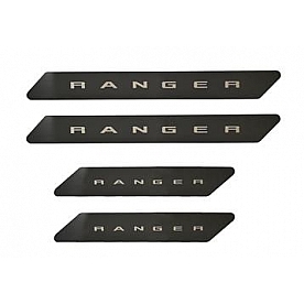 Putco Door Sill Protector - Stainless Steel Black Set Of 4 - 95143BPFD