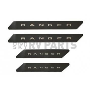 Putco Door Sill Protector - Stainless Steel Black Set Of 4 - 95143BPFD