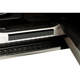 Putco Door Sill Protector - Stainless Steel Black Set Of 2 - 95145BP