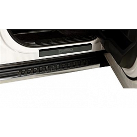 Putco Door Sill Protector - Stainless Steel Black Set Of 2 - 95150BPFD