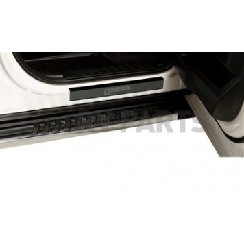 Putco Door Sill Protector - Stainless Steel Black Set Of 2 - 95150BPFD