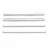 Putco Door Sill Protector - Stainless Steel Silver Set Of 2 - 95171