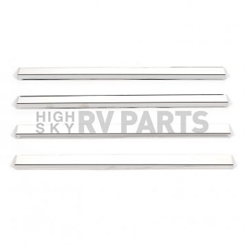 Putco Door Sill Protector - Stainless Steel Silver Set Of 2 - 95171