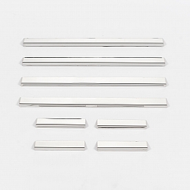Putco Door Sill Protector - Stainless Steel Silver Set Of 4 - 95172
