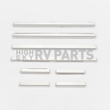 Putco Door Sill Protector - Stainless Steel Silver Set Of 4 - 95172