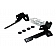 Go Rhino Bull Bar Mounting Kit Black Mild Steel - 55045