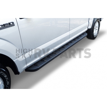 Go Rhino Running Board Black Textured Steel Stationary - 63415587T-1