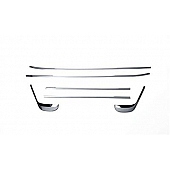 Putco Window Trim - Chrome Plated ABS Plastic Silver - 97563