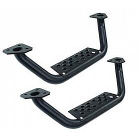 Go Rhino Nerf Bar Step Black Steel Set of 2 - D6410000T