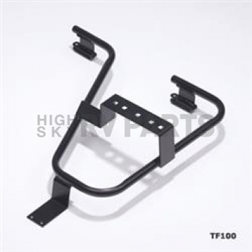 Surco Products Spare Tire Carrier Rear Door Mount Stainless Steel Black - TF100