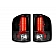 Recon Accessories Tail Light Assembly - LED 264189BK