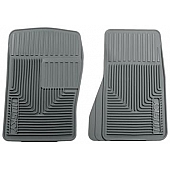 Husky Liner Floor Mat - Direct-Fit Gray TPE - Thermoplastic Elastomer Set of 2 - 51072