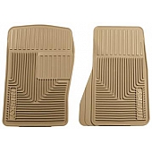 Husky Liner Floor Mat - Direct-Fit Tan TPE - Thermoplastic Elastomer Set of 2 - 51073