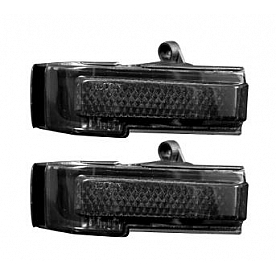 Recon Accessories Exterior Mirror Turn Signal Light 264244AMBK