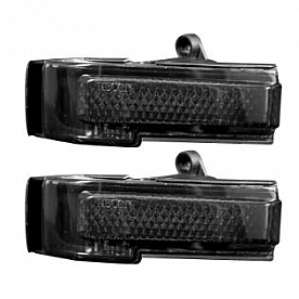 Recon Accessories Exterior Mirror Turn Signal Light 264244WHBK