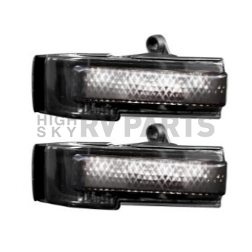 Recon Accessories Exterior Mirror Turn Signal Light 264244WHBK-1