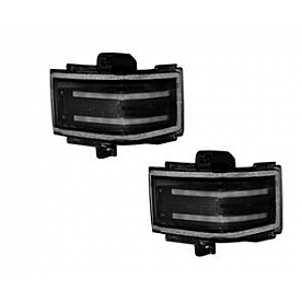 Recon Accessories Exterior Mirror Turn Signal Light 264245WHBK