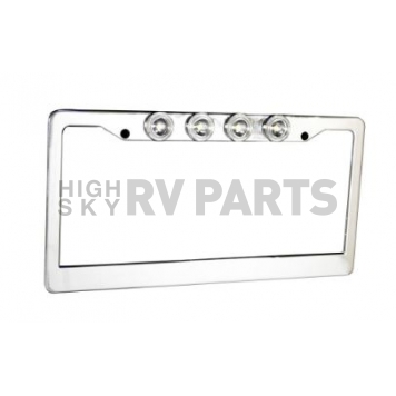 Recon Accessories License Plate Frame - Standard Aluminum - 264310