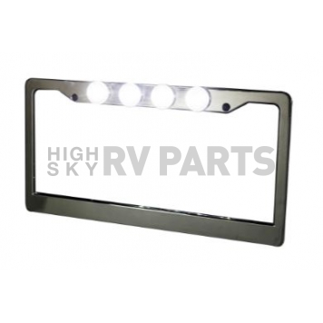 Recon Accessories License Plate Frame - Standard Aluminum - 264310-1