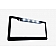 Recon Accessories License Plate Frame - Standard Aluminum - 264310BK