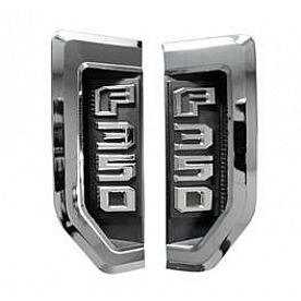 Recon Accessories Emblem - F-350 Passenger and Driver Front Quarter Panel - 264484CH