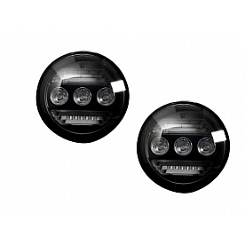 Recon Accessories Driving/ Fog Light - LED Round - 264521BK
